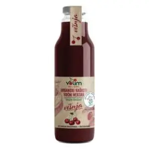 Voćni sok VOLIM višnja organski 750ml slide slika
