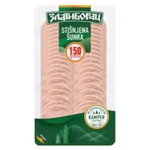 ZLATIBORAC Kamper stišnjena šunka slajs 150g slide slika