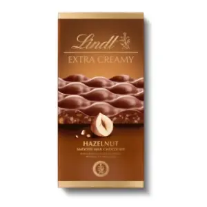 Čokolada LINDT Extra creamy lešnik 80g slide slika