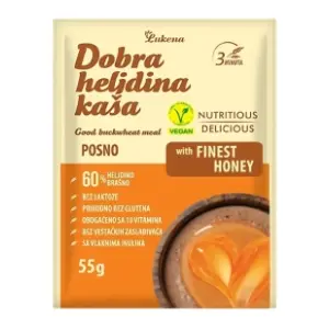 DOBRA heljdina kaša med 55g slide slika