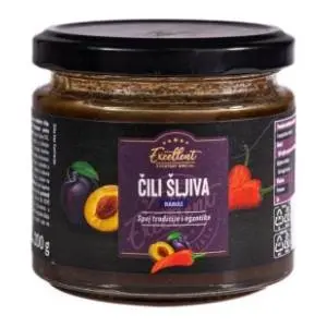 Džem EXCELLENT čili šljiva 200g slide slika