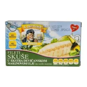IL CAPITANO skuša fileti u maslinovom ulju 115g slide slika