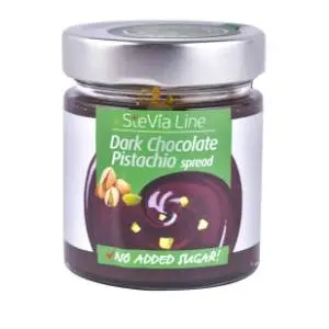 Krem STEVIA LINE crna čokolada i pistaći 200g slide slika