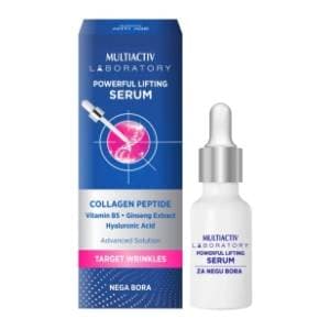 MULTIACTIV Collagen peptide anti age serum za lice 20ml slide slika