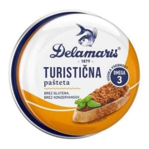 Pašteta DELAMARIS Turistička 95g slide slika