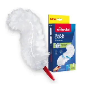 VILEDA set praško 1kom + zamenska glava Flex and catch 2kom slide slika