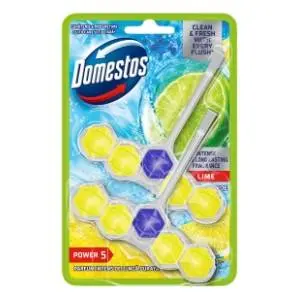 WC osveživač DOMESTOS power 5 lime 2x55g slide slika