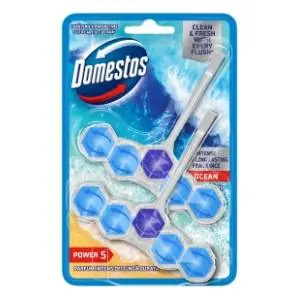 WC osveživač DOMESTOS power 5 ocean 2x55g slide slika