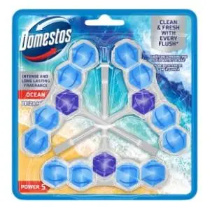 WC osveživač DOMESTOS power 5 ocean 3x55g slide slika