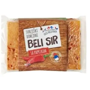Beli sir UKUSI MOGA KRAJA Svrljiški dimljeni sa paprikom 250g slide slika