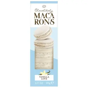 Biskvit CHOCOLITALY Macarons vanilla love 90g slide slika
