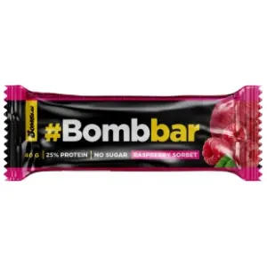 BOMBBAR bar malina čokolada bez šecera 40g slide slika