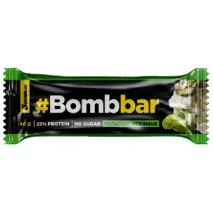 BOMBBAR bar pistaći meringue bez šećera 40g slide slika