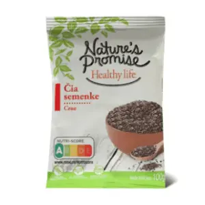 Čia semenke NATURE'S PROMISE crne 100g slide slika