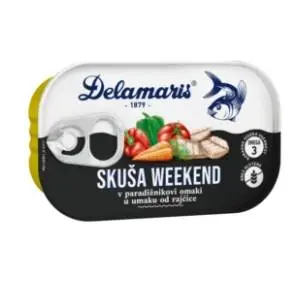 DELAMARIS Vikend skuša sa povrćem 125g slide slika