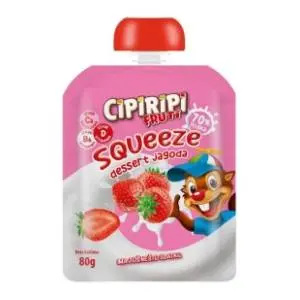 Desert CIPIRIPI Jagoda Squeeze 80g slide slika