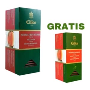 ELLIES čaj Natural Fruit bio 62g +1 gratis slide slika