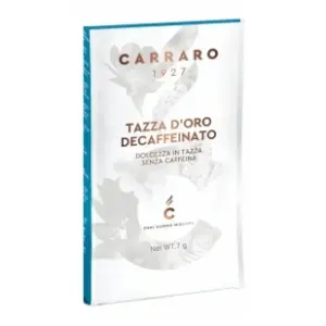 Espresso kafa CARRARO Tazza d’oro decaffeinato mlevena 7g slide slika