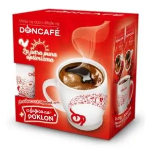 Kafa DONCAFE Džezverska 2x200g + šolja slide slika