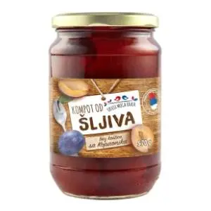 Kompot šljiva UKUSI MOGA KRAJA 570g slide slika