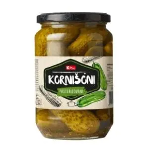 Kornišoni K PLUS 670g slide slika