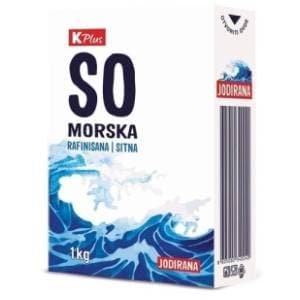 Morska so K PLUS rafinisana 1kg slide slika