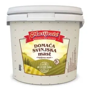 MATIJEVIĆ domaća svinjska mast kantica 2kg slide slika