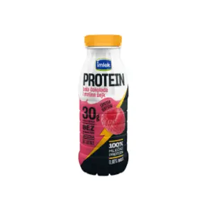 Napitak IMLEK Protein bela čokolada malina 300ml slide slika