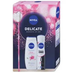 NIVEA set Delicate care xmas (gel za tuširanje i dezodorans) slide slika