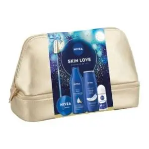 NIVEA set Skin love (roll on, krema, gel za tuširanje i losion) slide slika