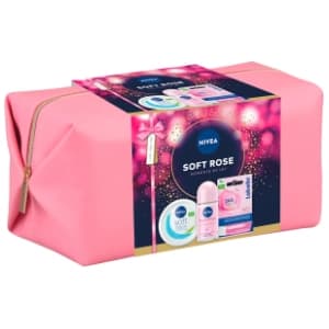 NIVEA set Soft rose (krema, labelo i roll-on) slide slika