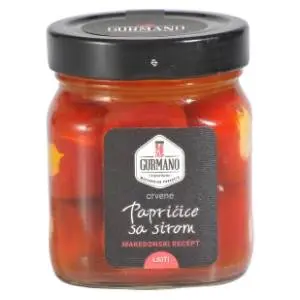 Papričice GURMANO sa sirom crvene ljute 290g slide slika