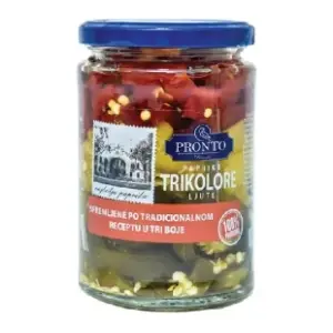 Paprike PRONTO Tricolore ljute 370ml slide slika