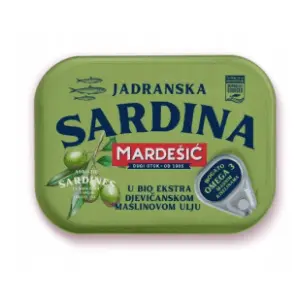 Sardina MARDEŠIĆ jadranska u maslinovom ulju 100g slide slika