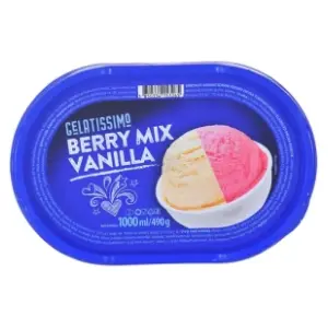 Sladoled GELATISSIMO vanila šumsko voće 1000ml slide slika
