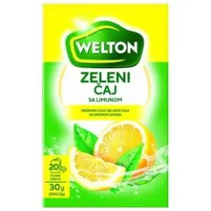 WELTON zeleni čaj limun 30g slide slika