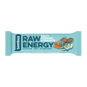 BOMBUS raw energy bar slana karamela i kikiriki 50g slide slika