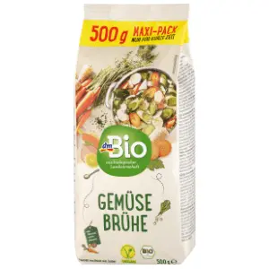 DM BIO dehidrirana supa od povrća 500g slide slika