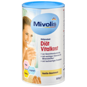 MIVOLIS prašak sa vitaminima i mineralima vanila 500g slide slika