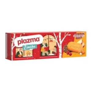 Keks PLAZMA Zimska jabuka, brusnica i čokolada 105g slide slika