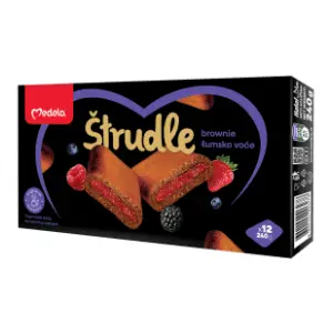 Štrudla MEDELA Brownie šumsko voće 240g slide slika