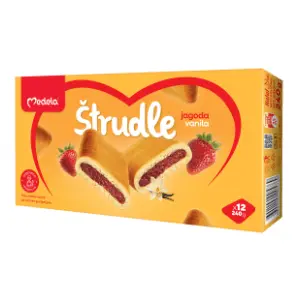 Štrudla MEDELA jagoda i vanila 240g slide slika