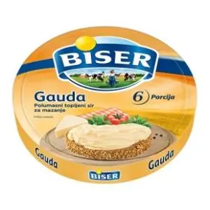 Topljeni sir BISER gauda 140g slide slika