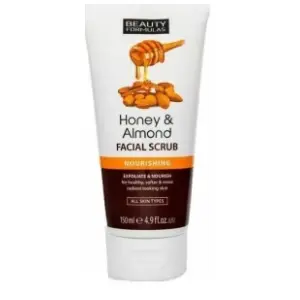 BEAUTY FORMULAS piling za lice med i badem 150ml slide slika