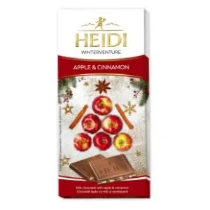 Čokolada HEIDI jabuka i cimet 90g slide slika