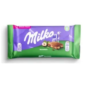 Čokolada MILKA lešnik 45g slide slika