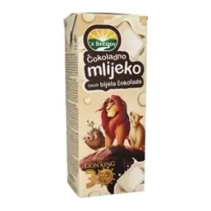 Čokoladno mleko Z'BREGOV Lion king bela čokolada 200ml slide slika