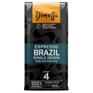 Espresso kafa DIMELLO Brazil single origin mlevena 250g slide slika