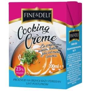 Krem za kuvanje FINE & DELI 200ml slide slika