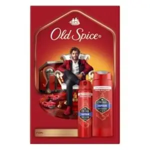 OLD SPICE set Captain gentleman (gel za tuširanje i dezodorans) slide slika